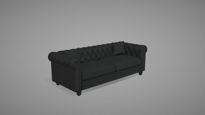 Chesterfield Sofa 3D Model