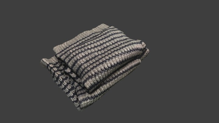 Scarf Folded 3D Model