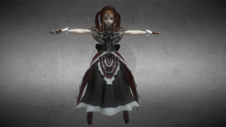 The red riding hood 3D Model