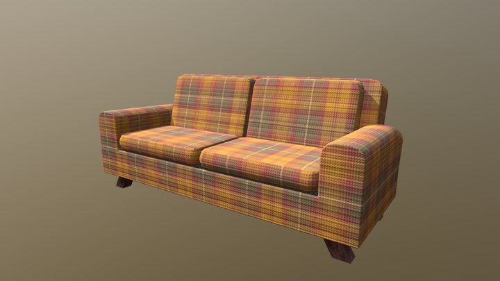 Old Reliable Couch 3D Model