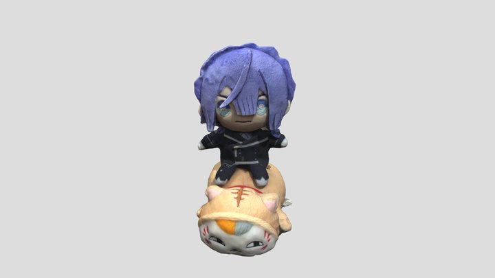 長尾とにゃんこ先生 3D Model