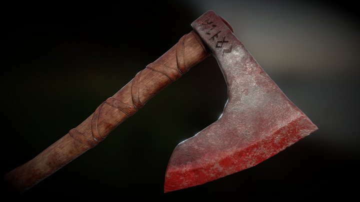 Viking Axe 3D Model