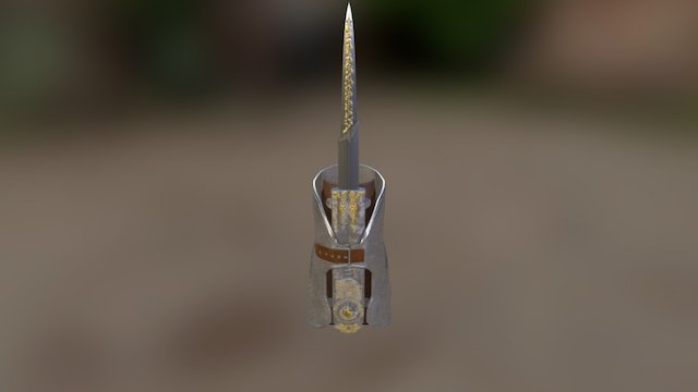 Ezio's Hidden Blade (Final) 3D Model