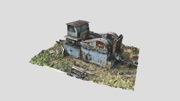 KWK Bobrek - Maszyna EPR 3D Model