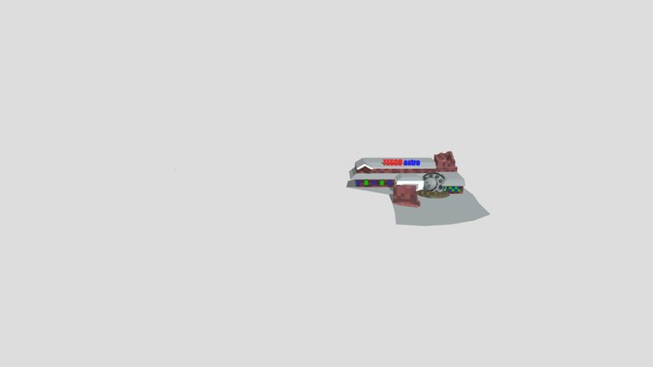 UFO Crash Site Main 3D Model