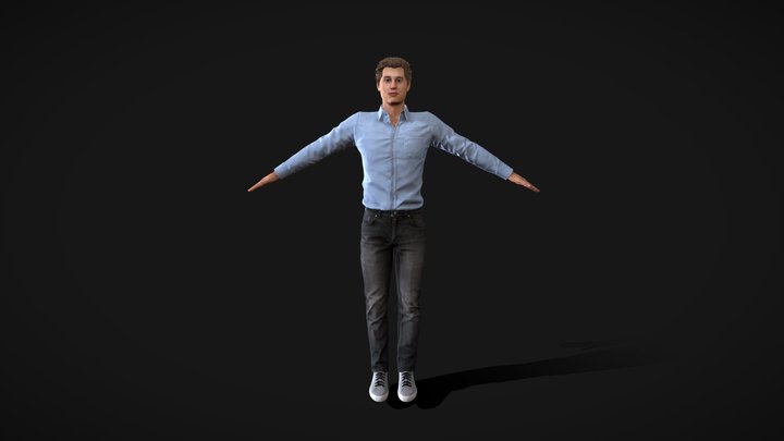 Elon Musk T-Pose - Buy Royalty Free 3D model by Elephai (@elephai) [7f4a40f]