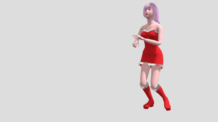 Dancing girl 3D Model