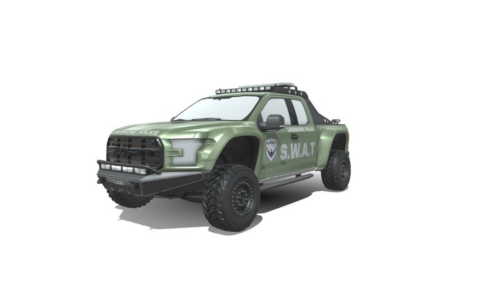 NFS UNBOUND HEAT 5 HEAVY UNIT RAPTOR SVT 3D Model