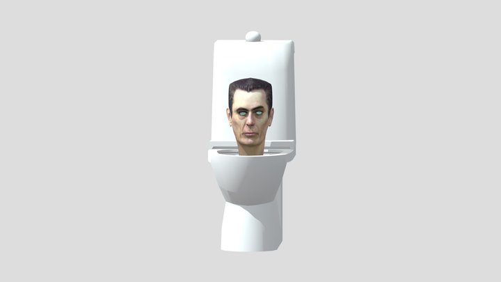 Normal G-toilet 3D Model
