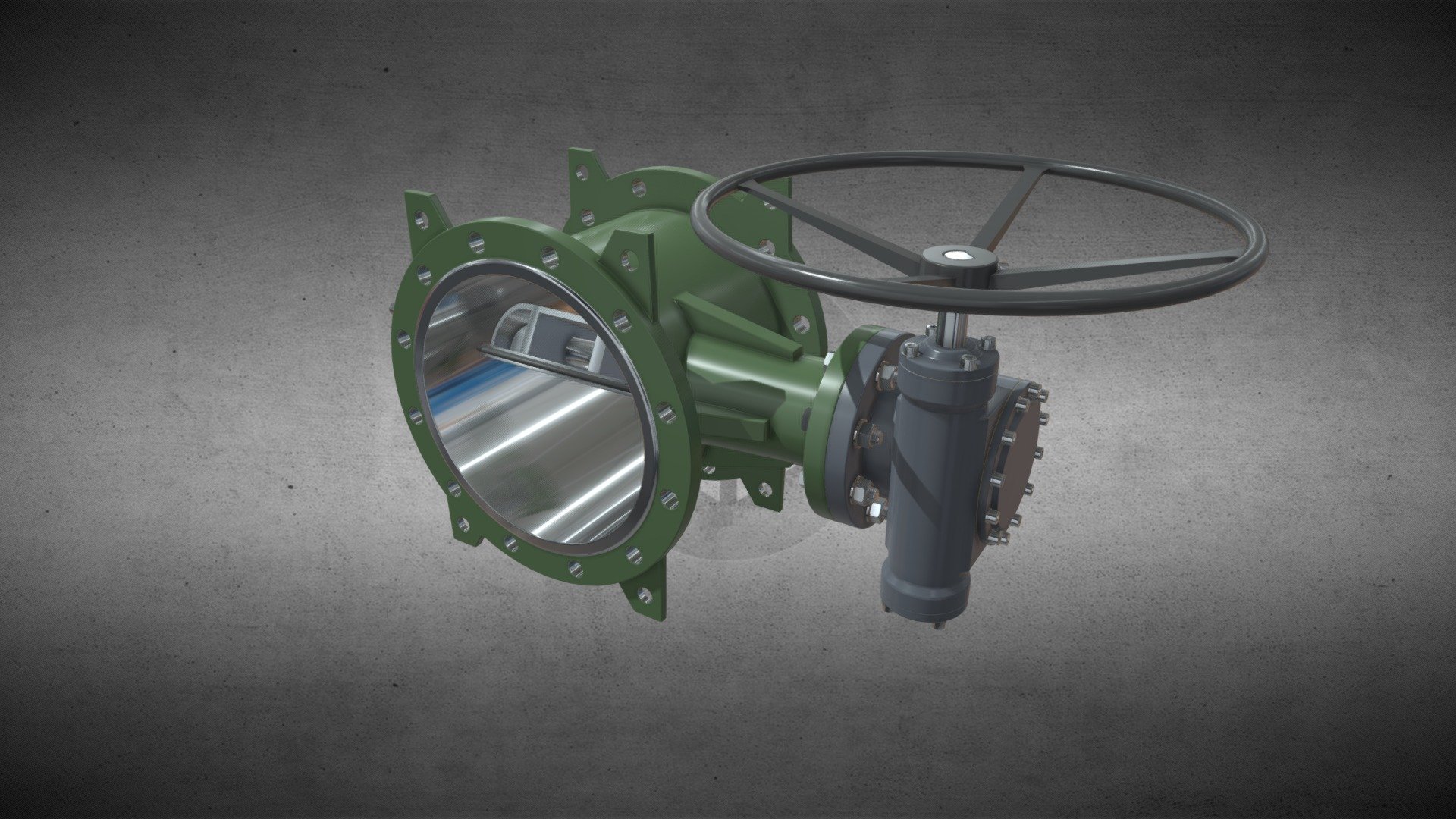 Butterfly Valve - Download Free 3D model by Oleksii Rozumnyi (@Oleksii ...