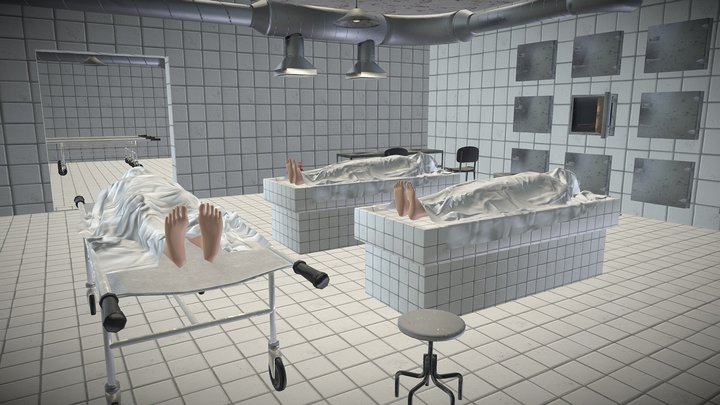 Morgue - Interior 3D Model