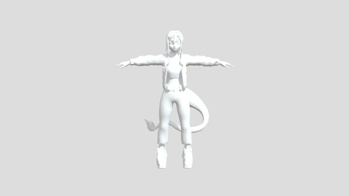 Character Low Poly 3D Model