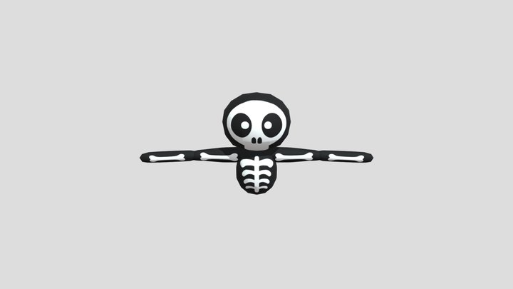 Skelly Plush Rigged 3D Model