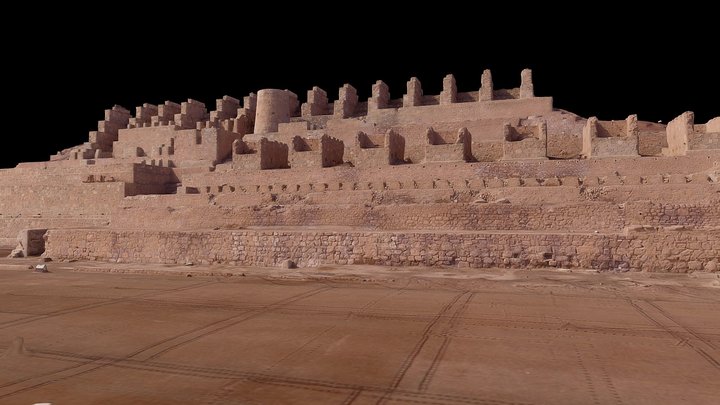 Ruinas de Huanchaca, Antofagasta, Chile 3D Model