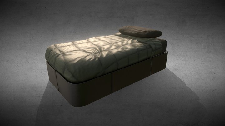 SciFi-ish Bed 3D Model