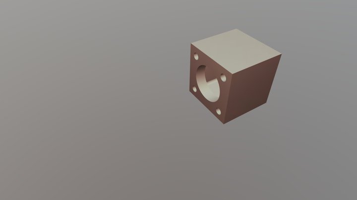 Caja Para Rodamientos 3D Model