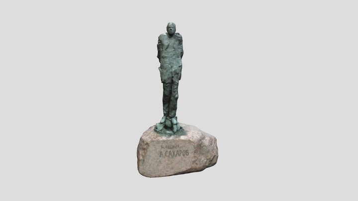 Академик Сахаров Памятник 3D Model