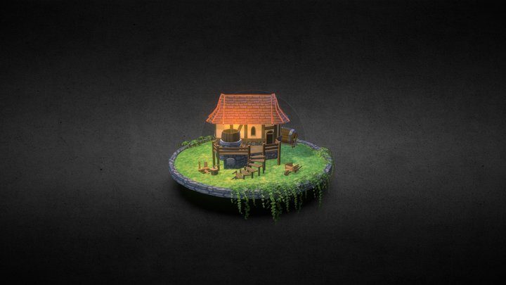 Brewery - Foundation Fan Art 3D Model