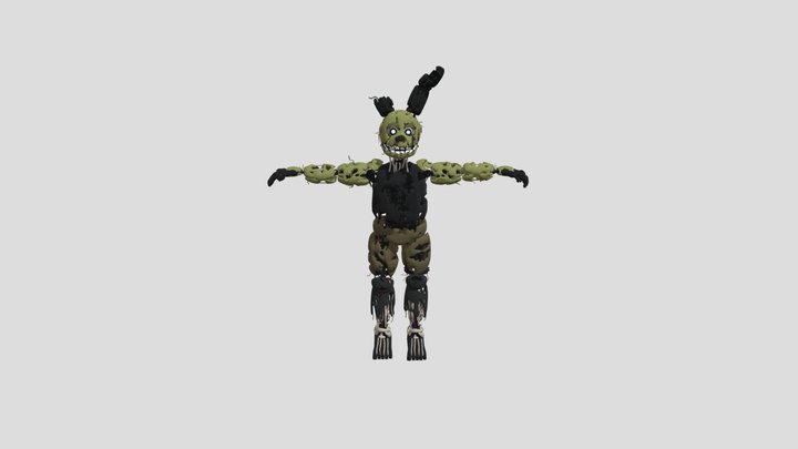 Springtrap By Thudner And Games Production, T.M 3D Model