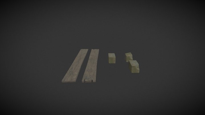 bricks n planks 3D Model