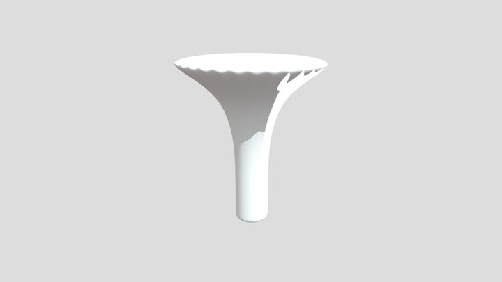 Basic Smooth Table 3D Model