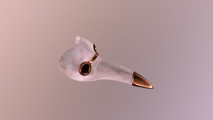 Regular Plague Mask 3D Model