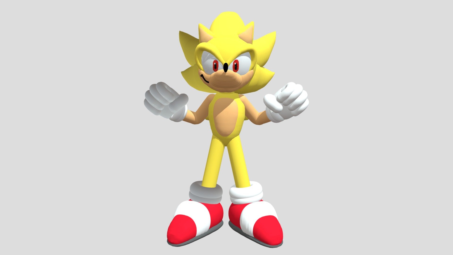 Super Sonic - Download Free 3D model by NexusSpeedster (@nexusfnf