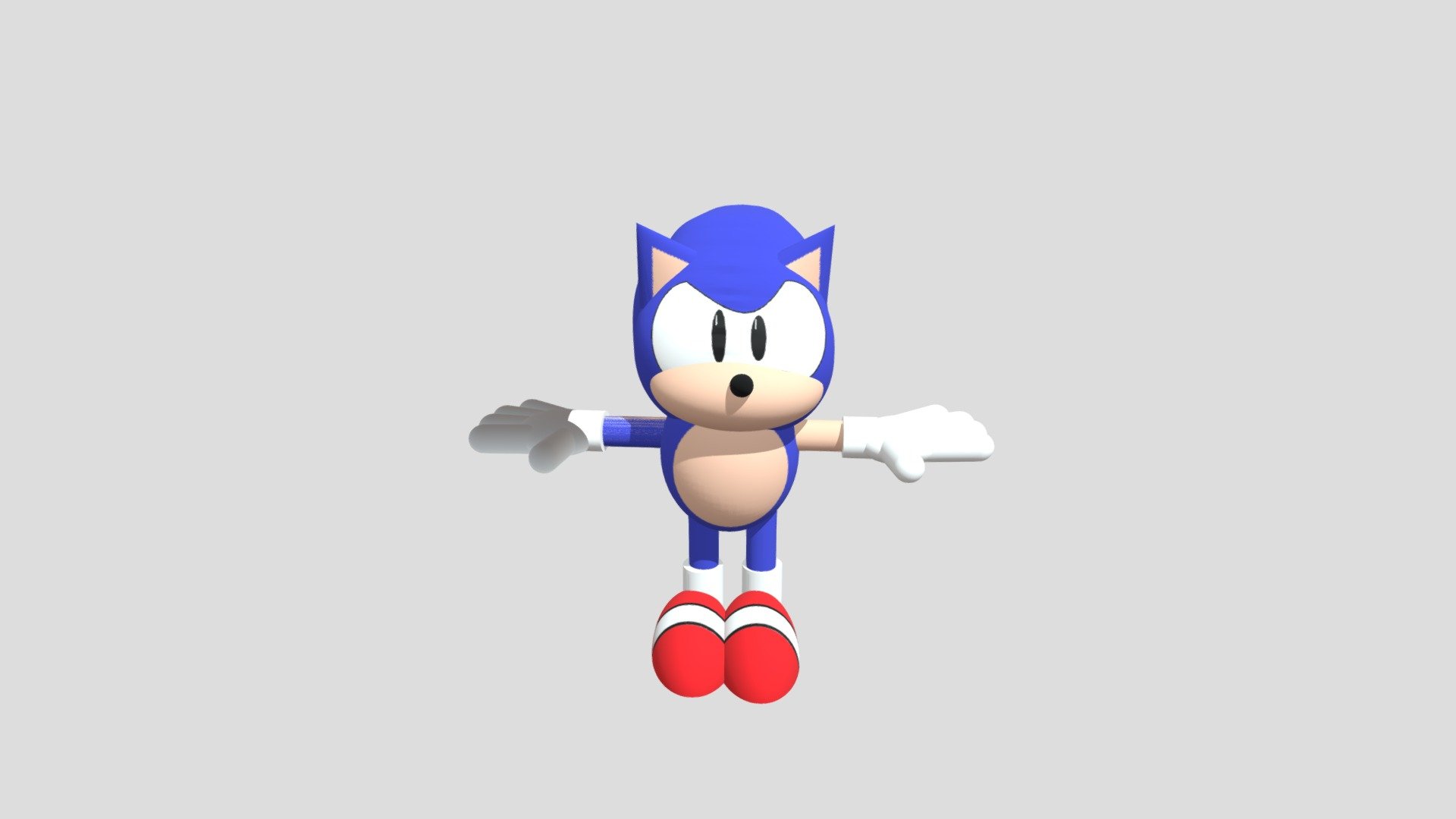 sonic model - Download Free 3D model by pablo_approved [c9b1c26 ...