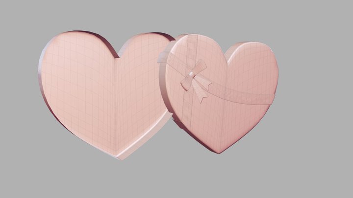 Valentine heart 3D Model