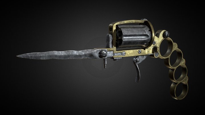 Apche Pistol 3D Model
