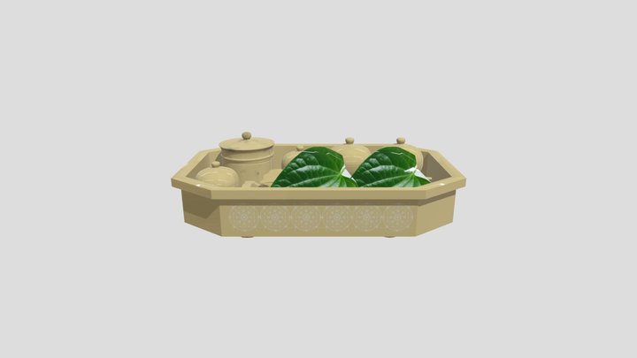 TEPAK SIRIH TEMBAGA 3D Model