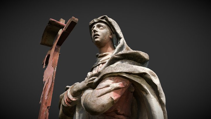 Via Crucis in Římov: XXIII. Calvary 3D Model