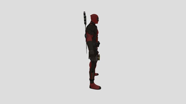 Deadpool 2 3D Model