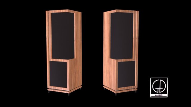 GD-Audio (Polyrey Z017 wooden cover) 3D Model