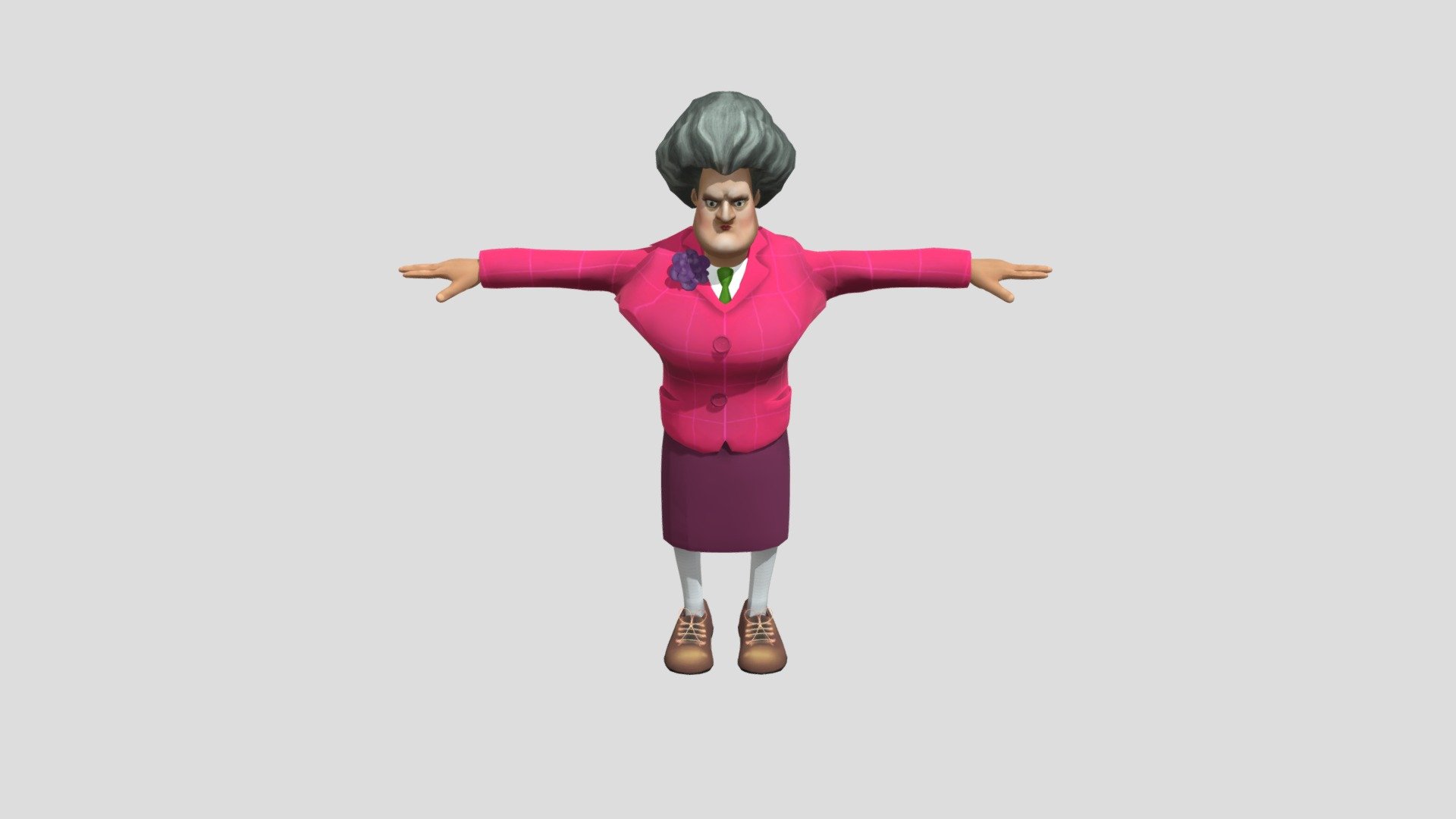 Scary Teacher 1 - Download Free 3D model by vicky.7774897 (@vicky.7774897)  [c9b61a9]