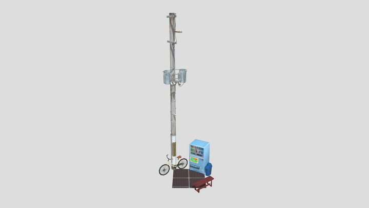 1DAE08 Denis Robbe Props Kyoto Japan 3D Model