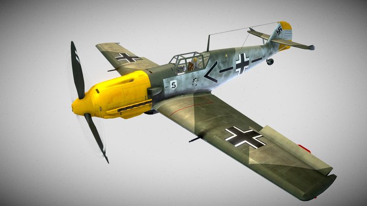 Messerschmitt BF109 E4 – Kostenloses 3D-Modell STL