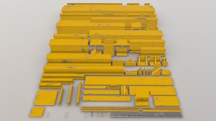 Construction-Kit Pack 1 3D Model