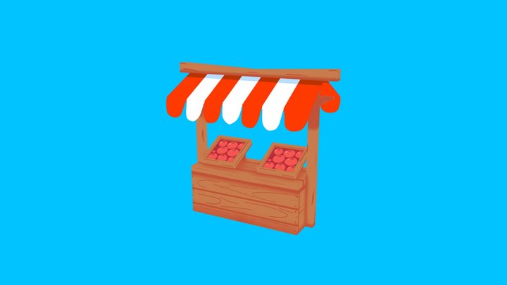 Small Shop 3D Model
