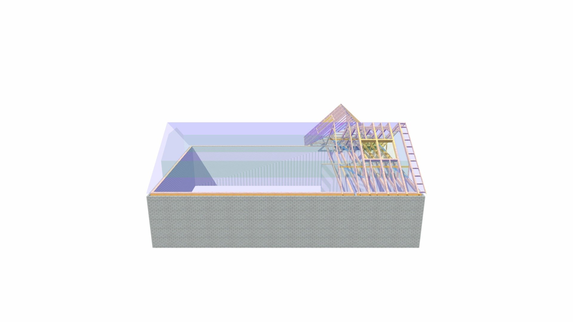 6452A - Extension to 13 Dean Drive, Crossford - 3D model by Muir Timber ...