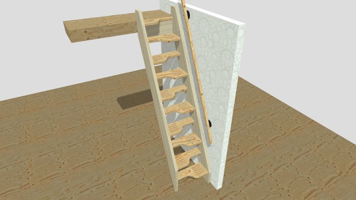 Loretta Williams alternating stair 3D Model