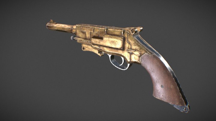 Malcolm Reynolds Pistol - Firefly Fan Art 3D Model