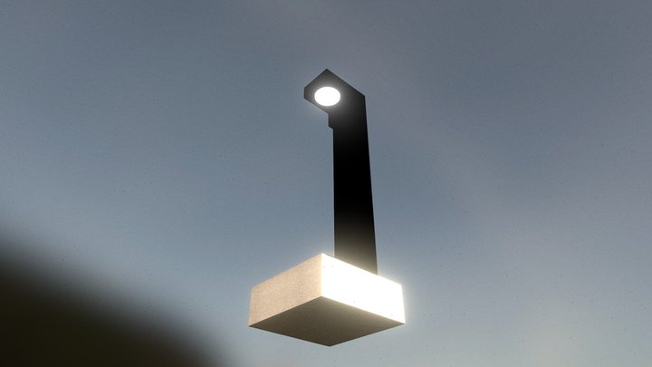 TTC Garden Lamp 3D Model