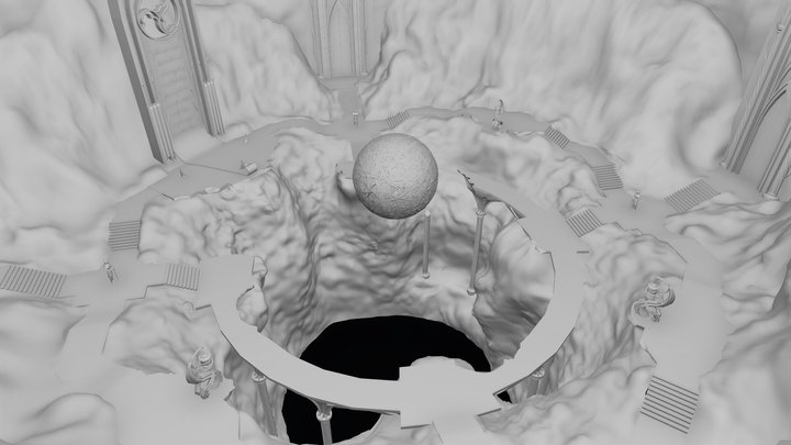 Blocking_prison of the white magician 3D Model