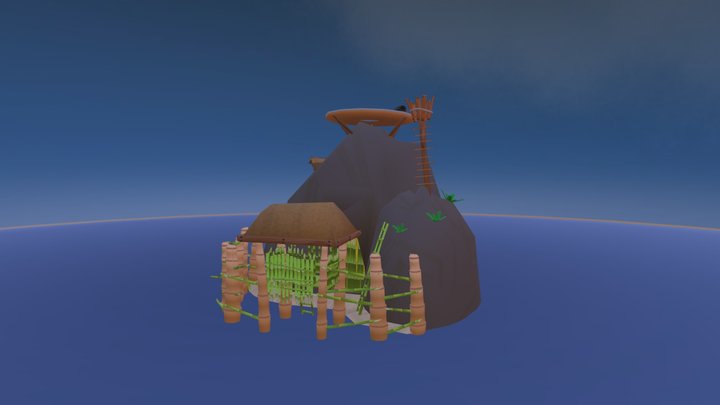 Pirate Loot Fortress 3D Model