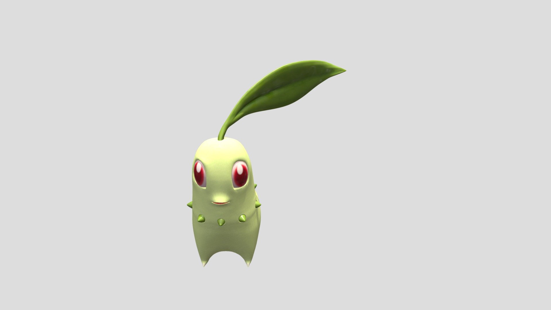 Chikorita - 3D model by hugowebersouza [c9bd185] - Sketchfab