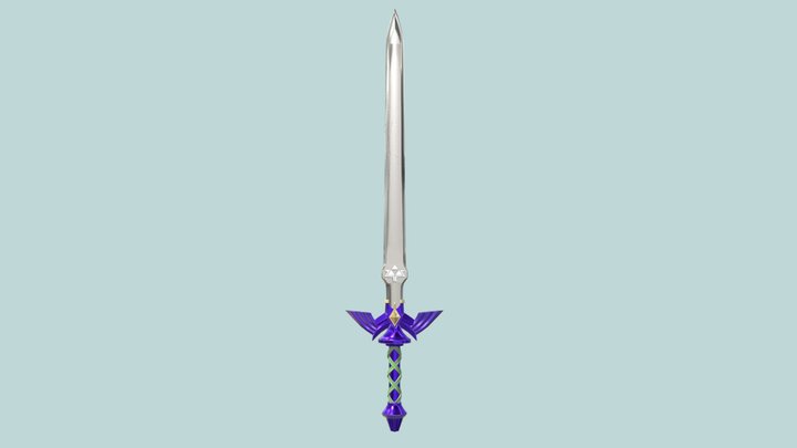 Master Sword - Legend of Zelda 3D Fan Art 3D Model