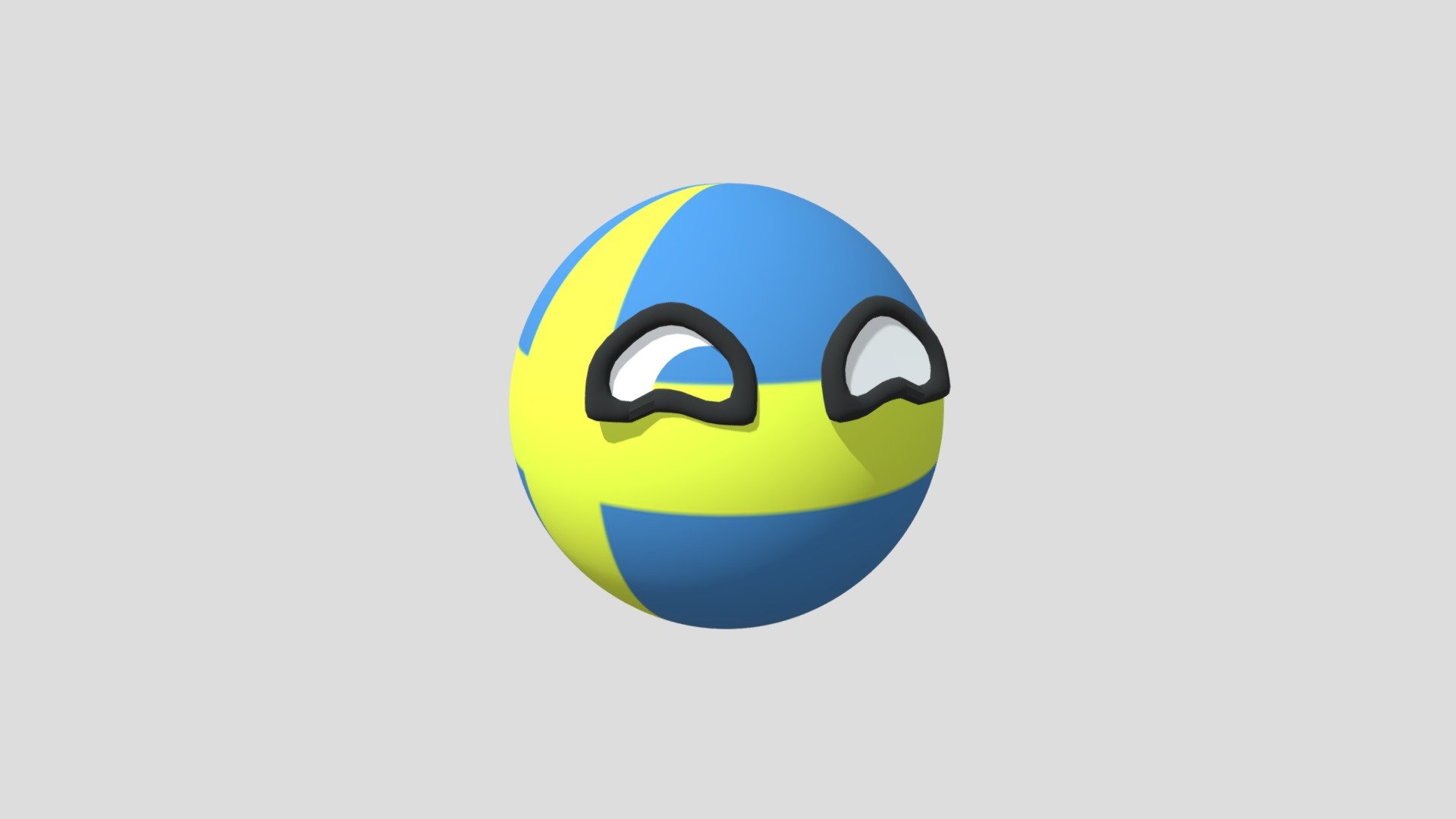 Sweden Country Ball 3D model by thepureviolist [c9beb7d] Sketchfab
