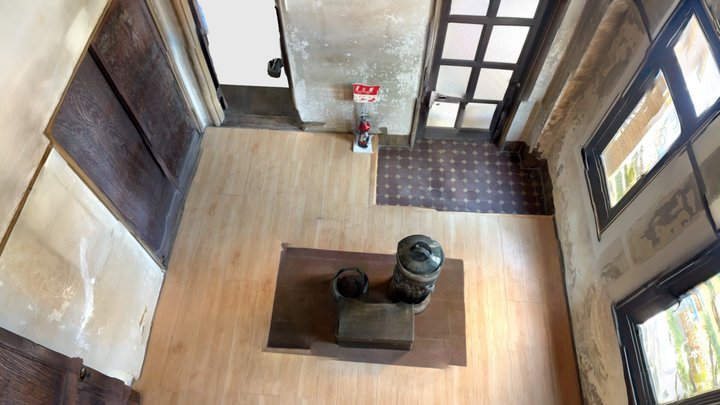 坂田医院旧診療所待合室 3D Model