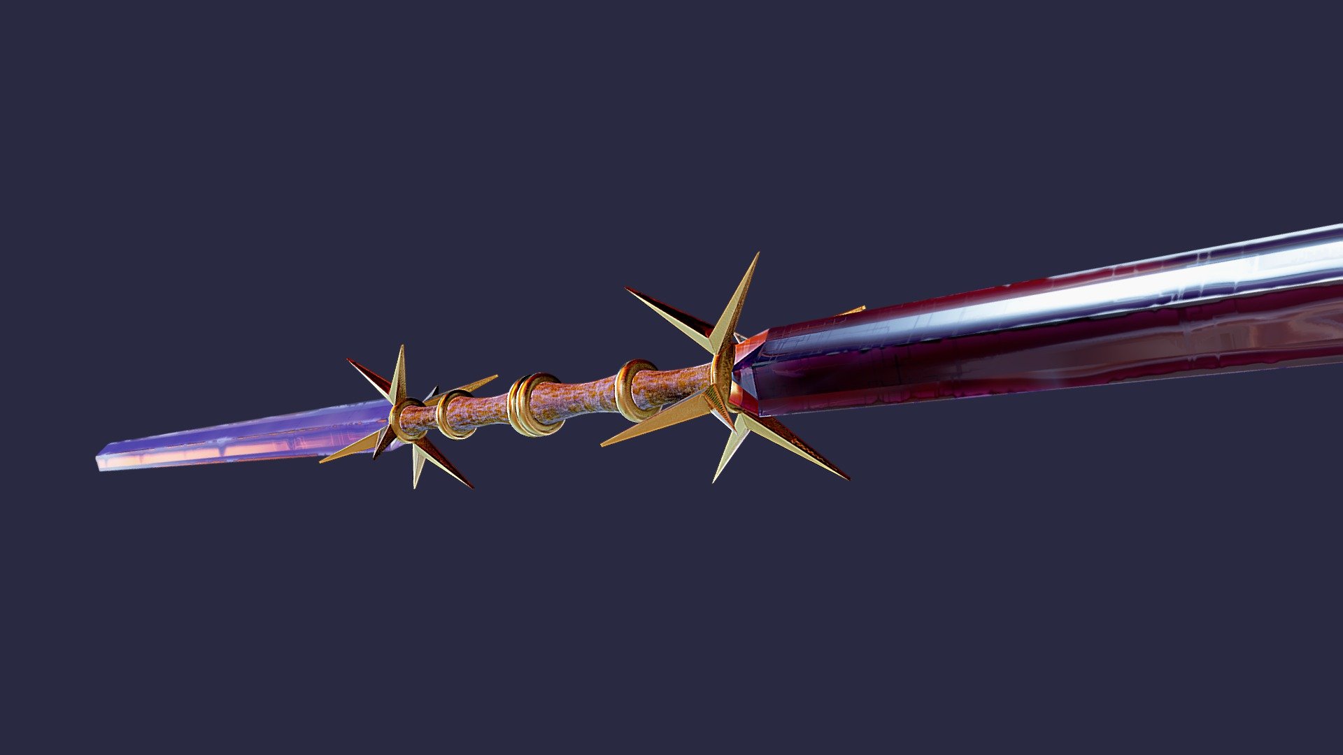 (Original) Valeria's Double Ended Sword - 3D model by JasperTheHybrid ...